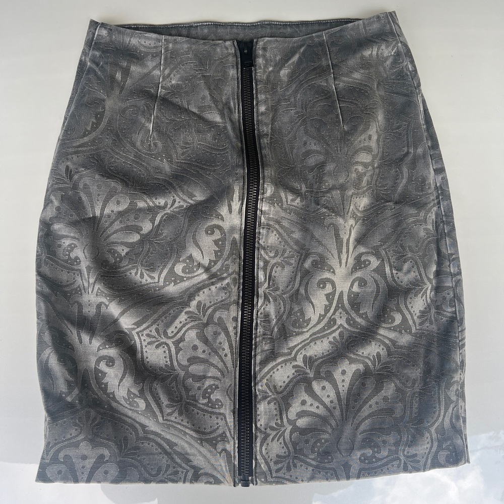 AllSaints Damask Falcon Pencil Skirt